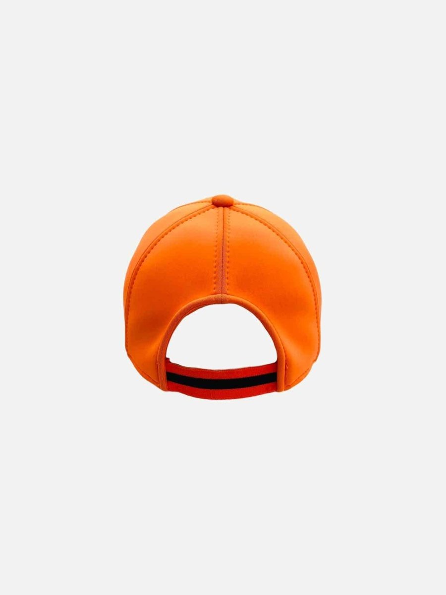 Pre - loved HERMES Atlantic Baseball Orange Cap at Reems Closet