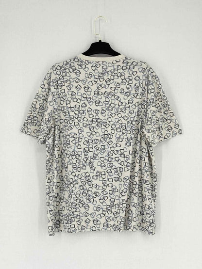 Pre - loved HERMES Beige Multicolor Printed Size XLarge Top at Reems Closet