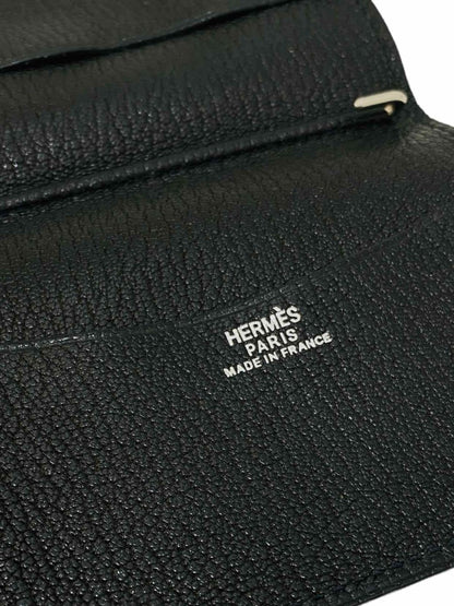 Pre - loved HERMES Black Agenda Cover at Reems Closet