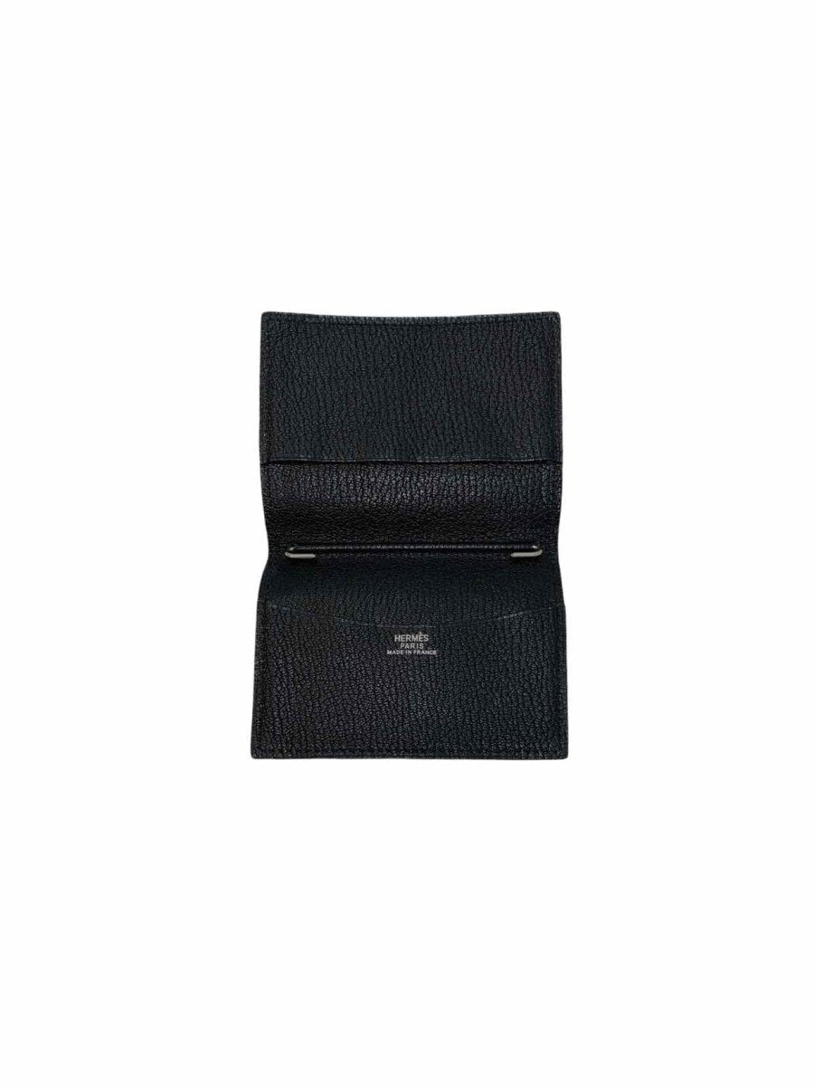 Pre - loved HERMES Black Agenda Cover at Reems Closet