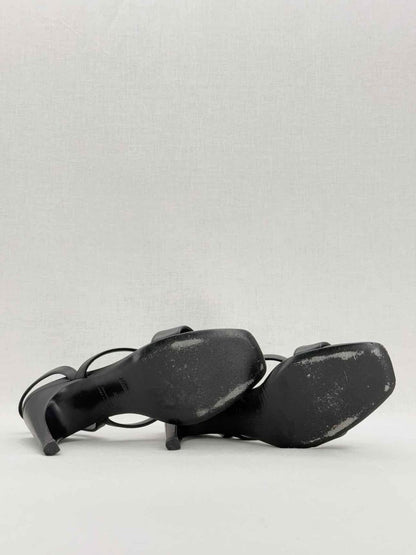 Pre - loved HERMES Black Size EU 38 Heeled Sandals at Reems Closet