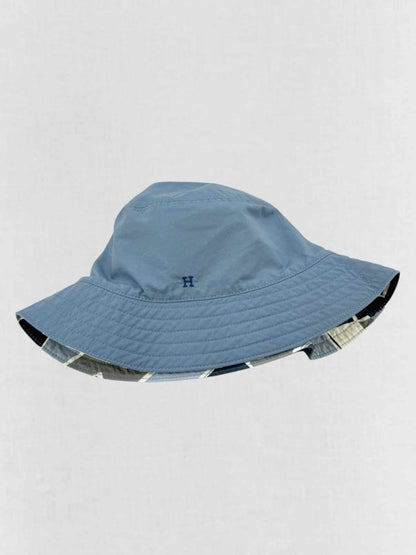 Pre - loved HERMES Blue Bucket Hat at Reems Closet