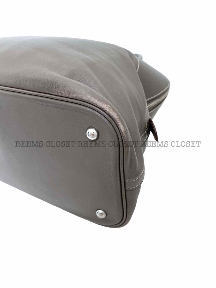 Pre - loved HERMES Bolide Relax Gris Souris Top Handle at Reems Closet