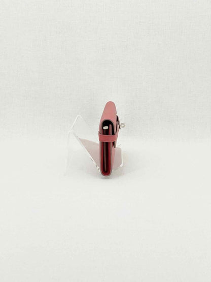 Pre - loved HERMES Burgundy Continental Wallet at Reems Closet