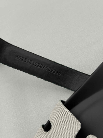 Pre - loved HERMES Chypre Grey & Black Size EU 40 Sandals at Reems Closet