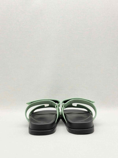 Pre-loved HERMES Chypre Mint Green Size EU 38 Sandals at Reems Closet