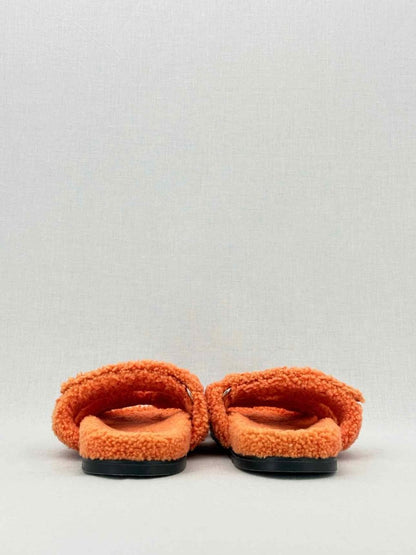 Pre - loved HERMES Chypre Orange Size EU 39 Sandals at Reems Closet