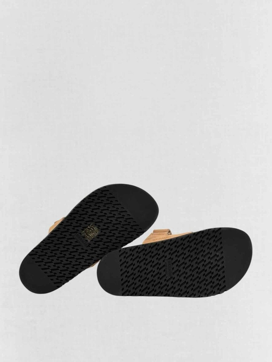 Pre - loved HERMES Chypre Peach Size EU 37.5 Sandals at Reems Closet