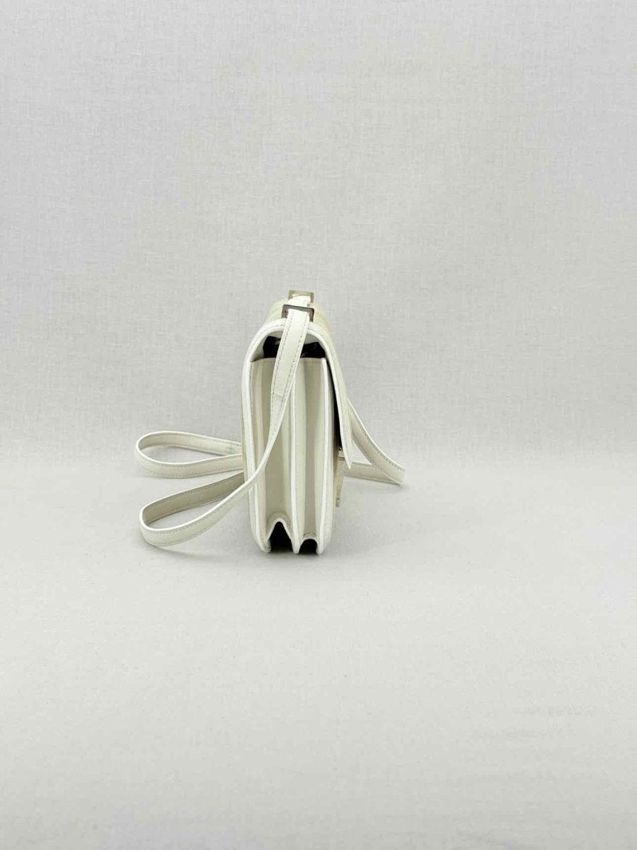 Pre - loved HERMES Constance Beige & White Crossbody at Reems Closet