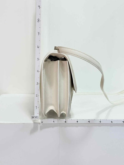 Pre - loved HERMES Constance Beige & White Crossbody at Reems Closet