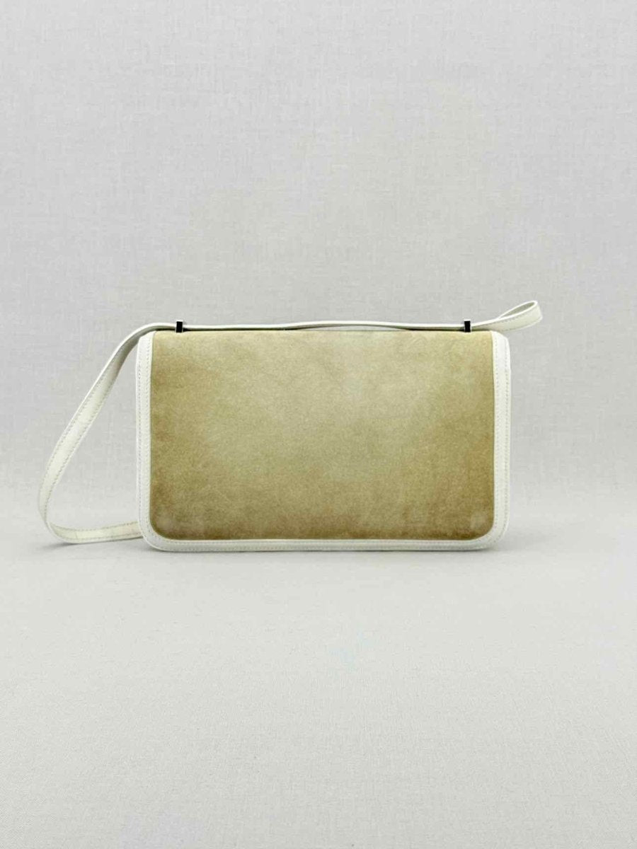 Pre - loved HERMES Constance Beige & White Crossbody at Reems Closet