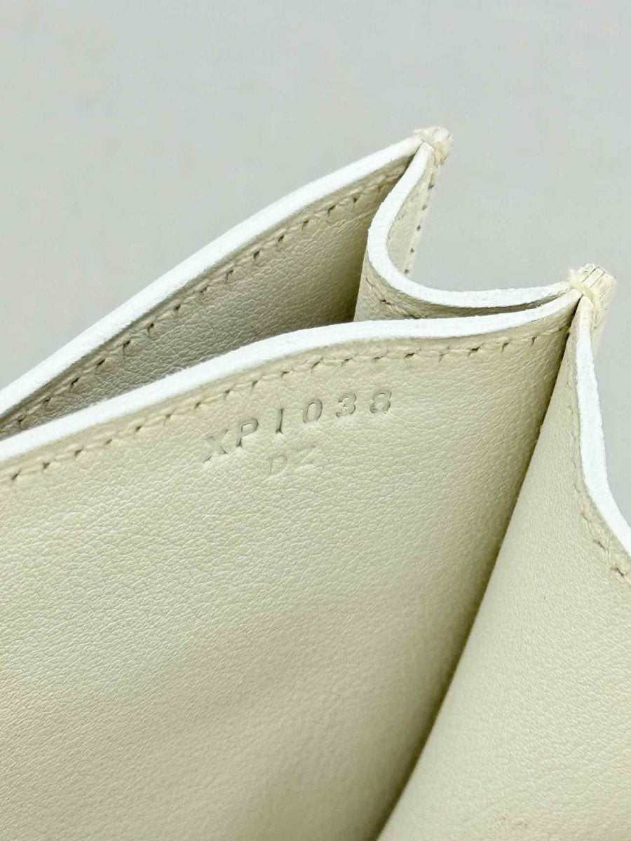 Pre - loved HERMES Constance Beige & White Crossbody at Reems Closet