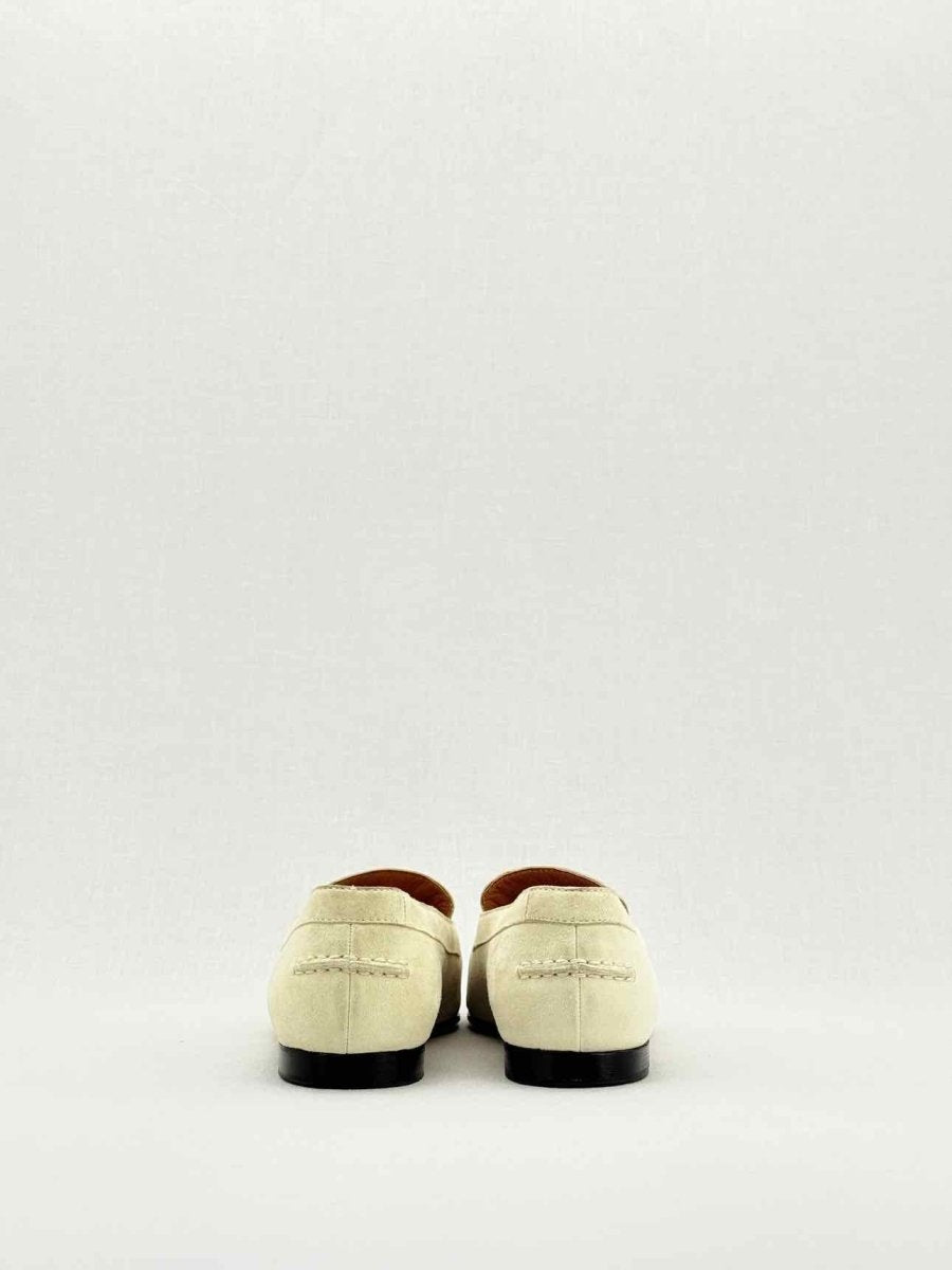 Pre - loved HERMES Cream Size EU 38 Loafers at Reems Closet