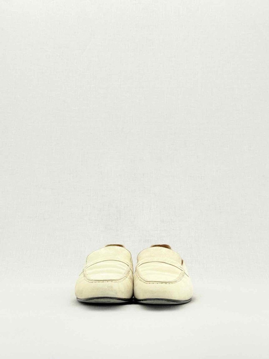 Pre - loved HERMES Cream Size EU 38 Loafers at Reems Closet