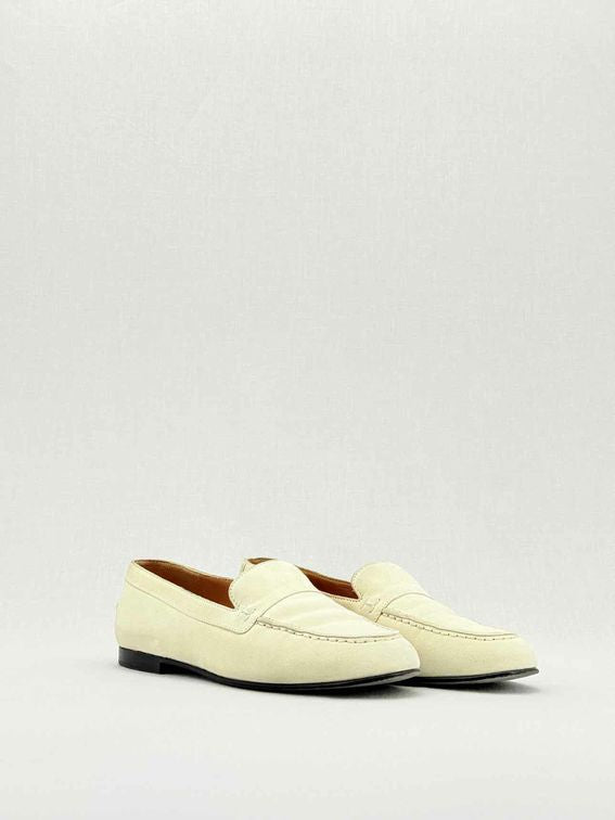 Pre - loved HERMES Cream Size EU 38 Loafers at Reems Closet