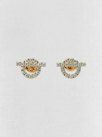 Pre - loved HERMES diamond Earrings at Reems Closet