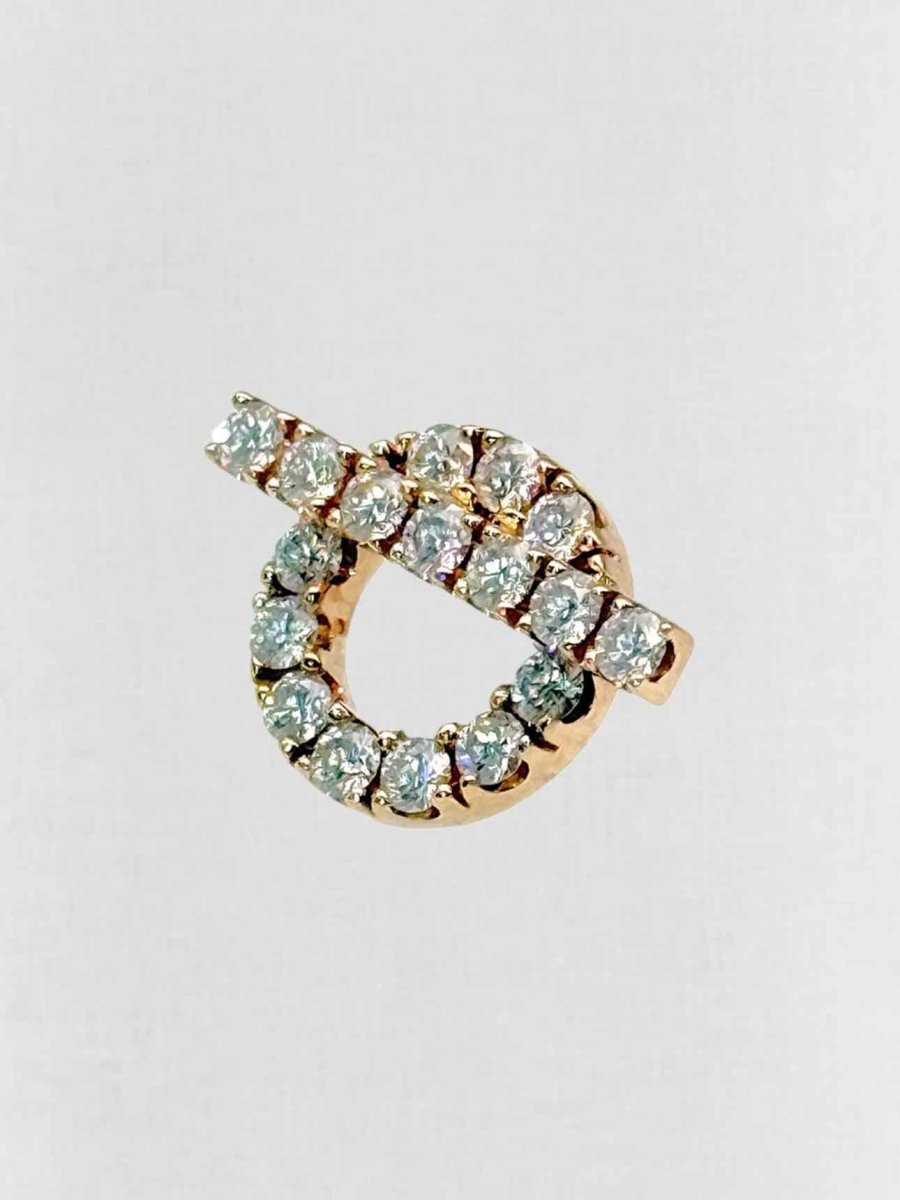 Pre - loved HERMES diamond Earrings at Reems Closet