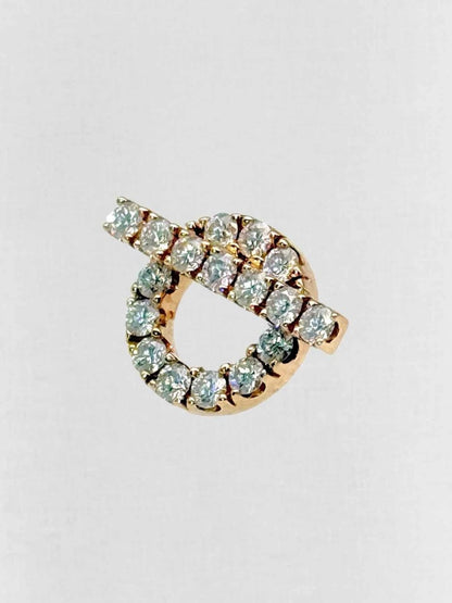 Pre - loved HERMES diamond Earrings at Reems Closet