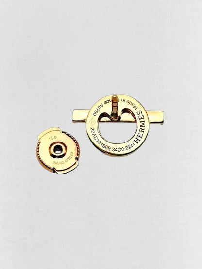 Pre - loved HERMES diamond Earrings at Reems Closet