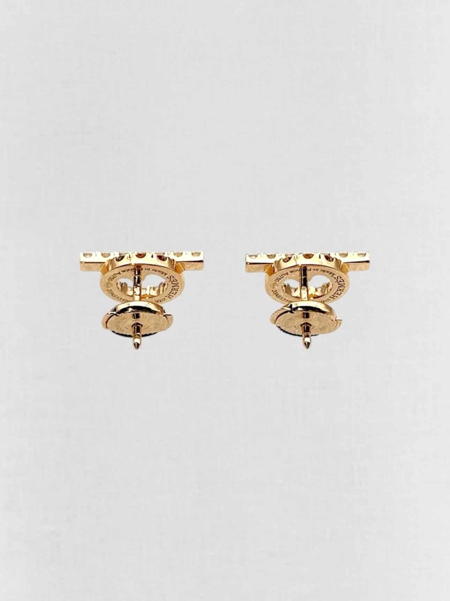 Pre - loved HERMES diamond Earrings at Reems Closet