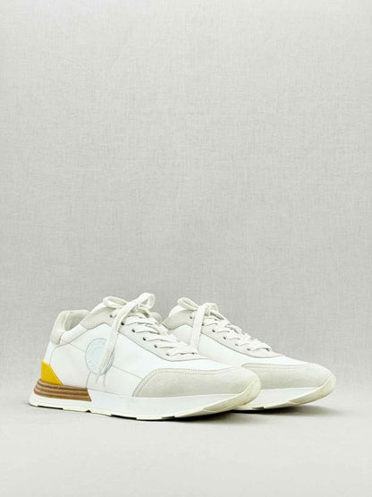 Pre - loved HERMES Drive White & Grey Size EU 39 Sneakers at Reems Closet