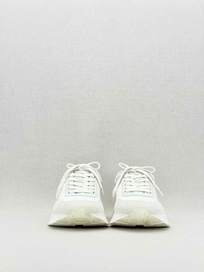 Pre - loved HERMES Drive White & Grey Size EU 39 Sneakers at Reems Closet