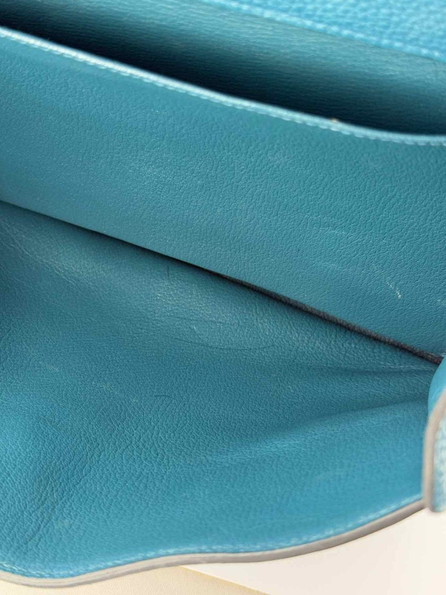 Pre - loved HERMES Etribelt Blue Top Handle at Reems Closet