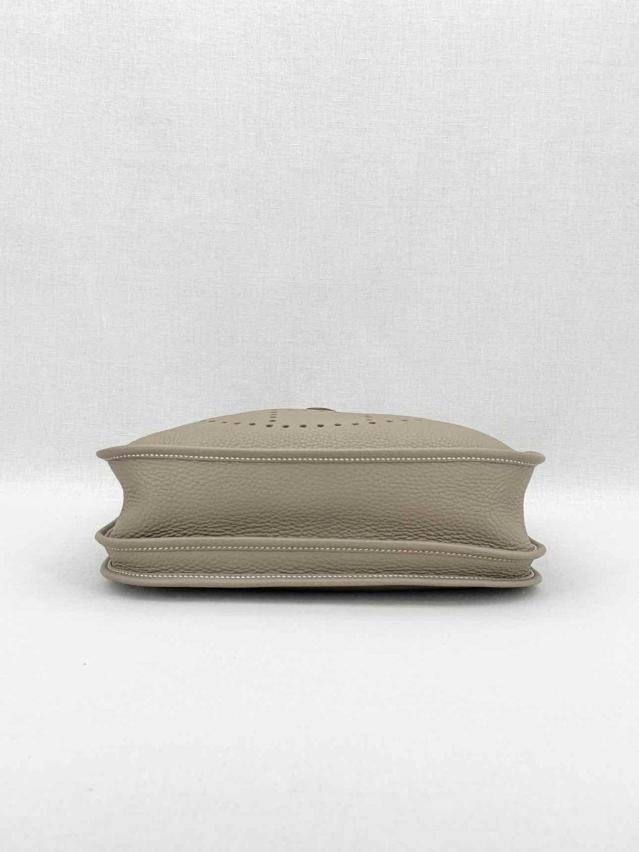 Pre - loved HERMES Evelyn Taupe Shoulder Bag at Reems Closet