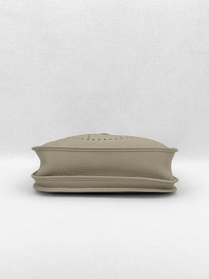 Pre - loved HERMES Evelyn Taupe Shoulder Bag at Reems Closet