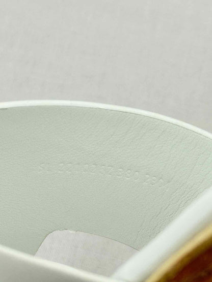 Pre - loved HERMES Eze White Size EU 38 Platform Sandals at Reems Closet