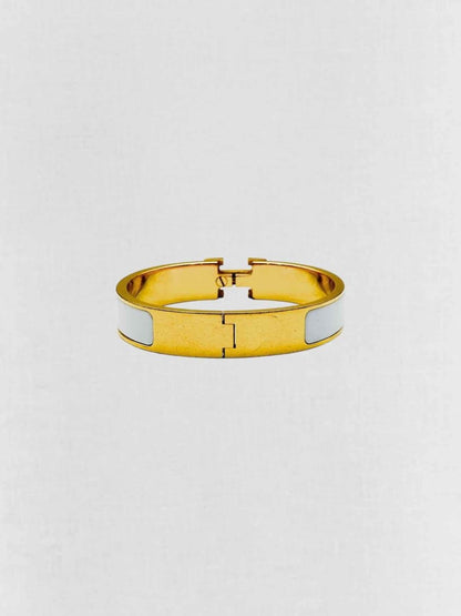 Pre - loved HERMES Fashion Bangle at Reems Closet