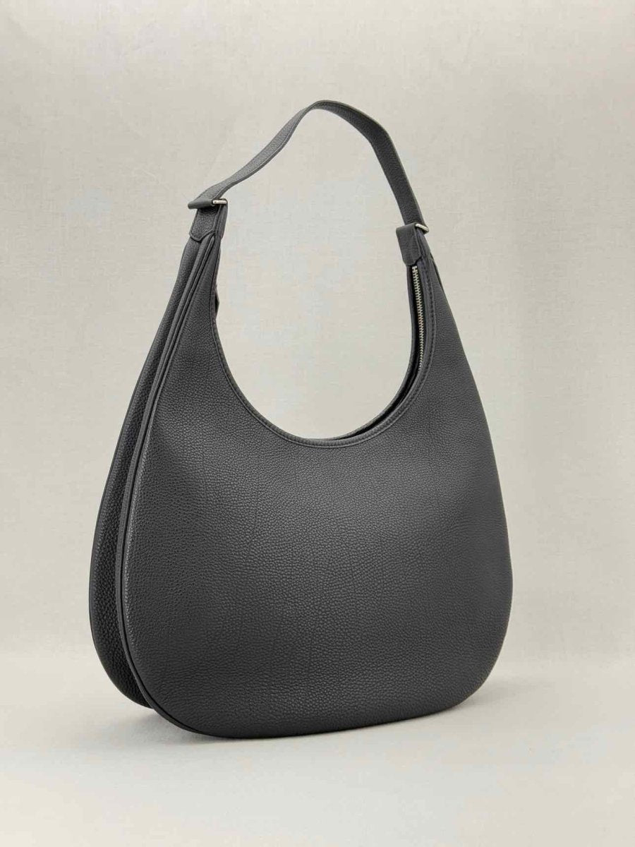 Pre - loved HERMES Gao Black Hobo bag at Reems Closet