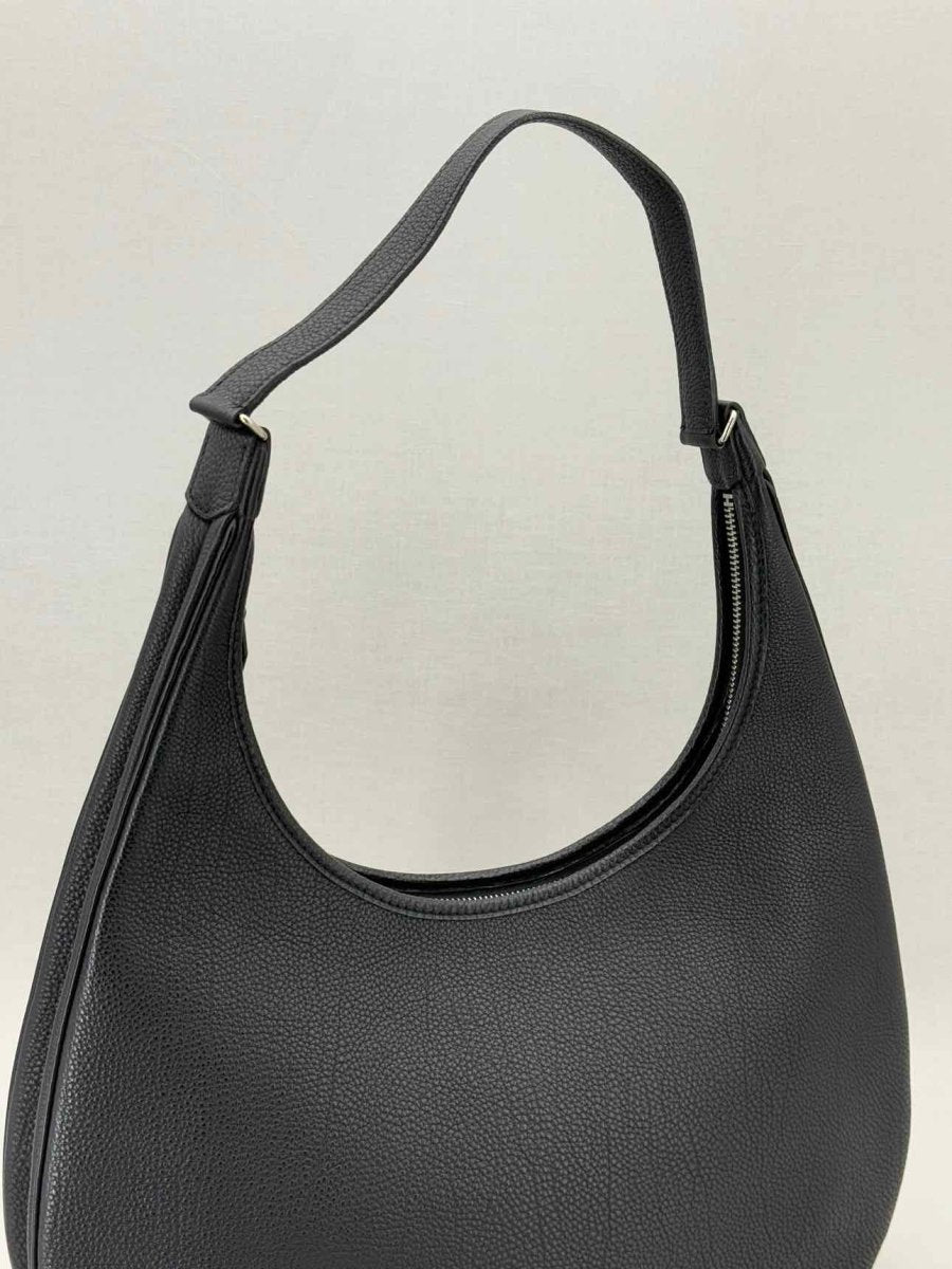 Pre - loved HERMES Gao Black Hobo bag at Reems Closet