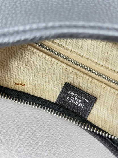 Pre - loved HERMES Gao Black Hobo bag at Reems Closet