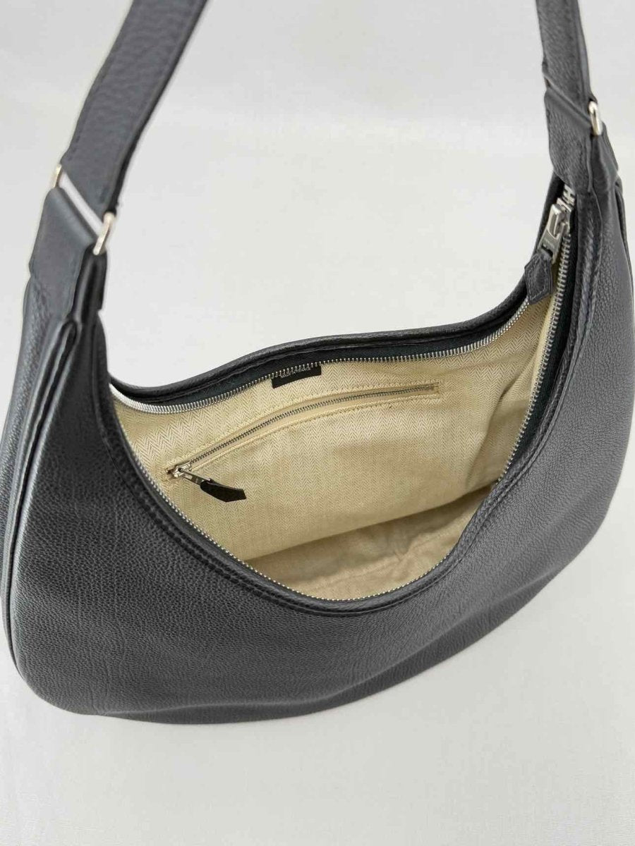 Pre - loved HERMES Gao Black Hobo bag at Reems Closet