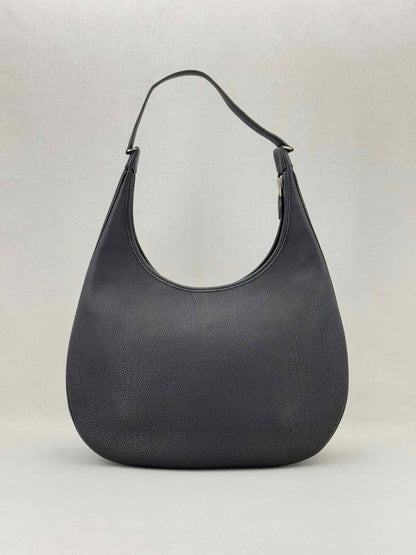 Pre - loved HERMES Gao Black Hobo bag at Reems Closet