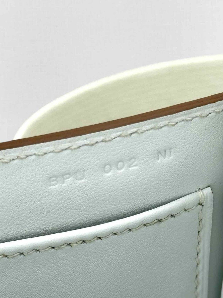 Pre - loved HERMES Geta White Crossbody at Reems Closet