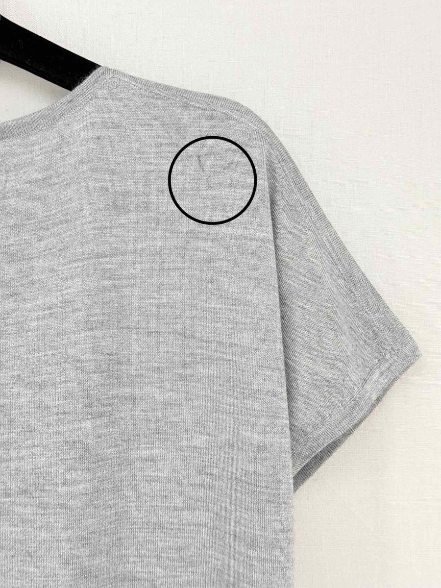 Pre - loved HERMES Grey & Black Jungle Print Size Medium T-shirt at Reems Closet