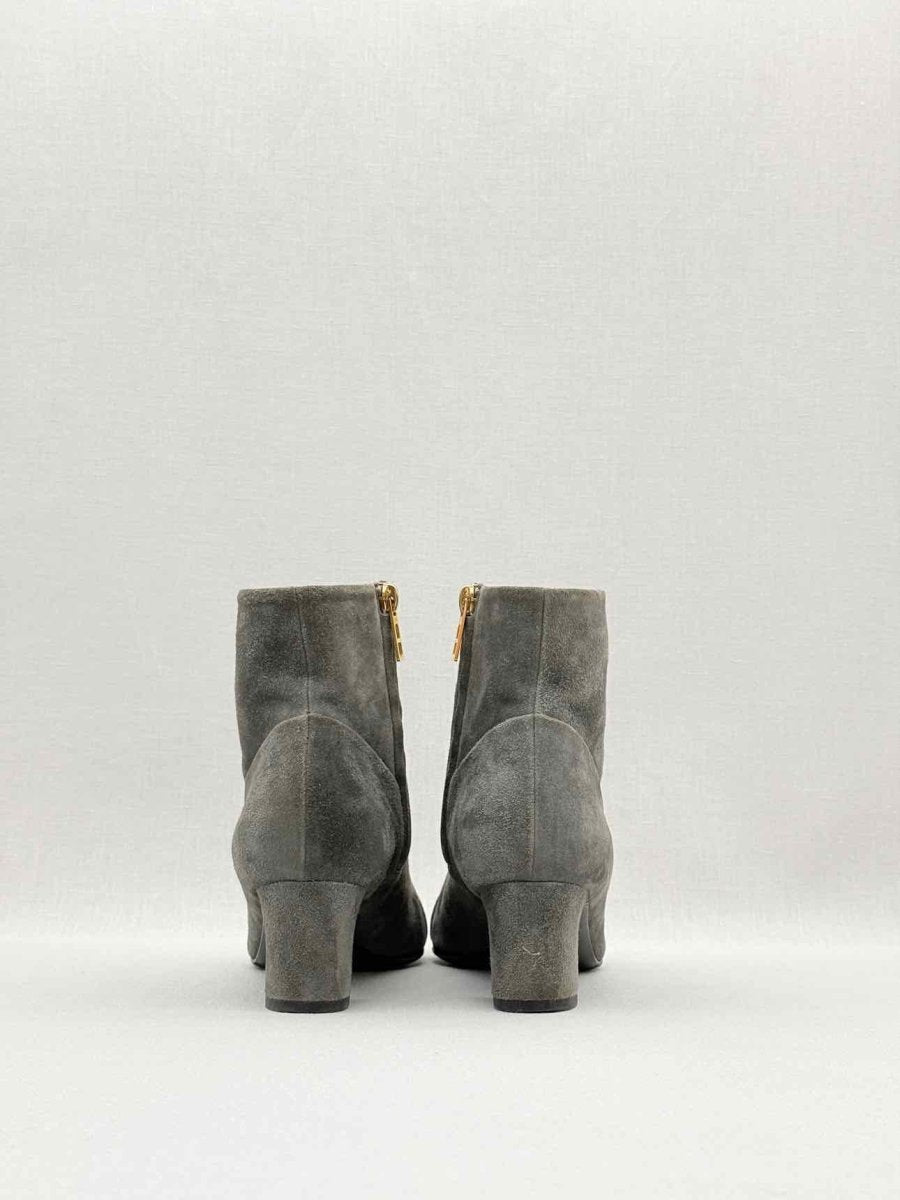 Pre - loved HERMES Grey Size EU 35.5 Ankle Boots at Reems Closet