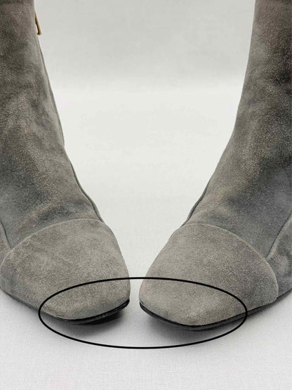Pre - loved HERMES Grey Size EU 35.5 Ankle Boots at Reems Closet