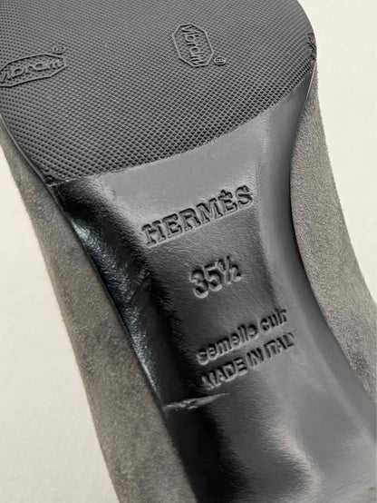 Pre - loved HERMES Grey Size EU 35.5 Ankle Boots at Reems Closet