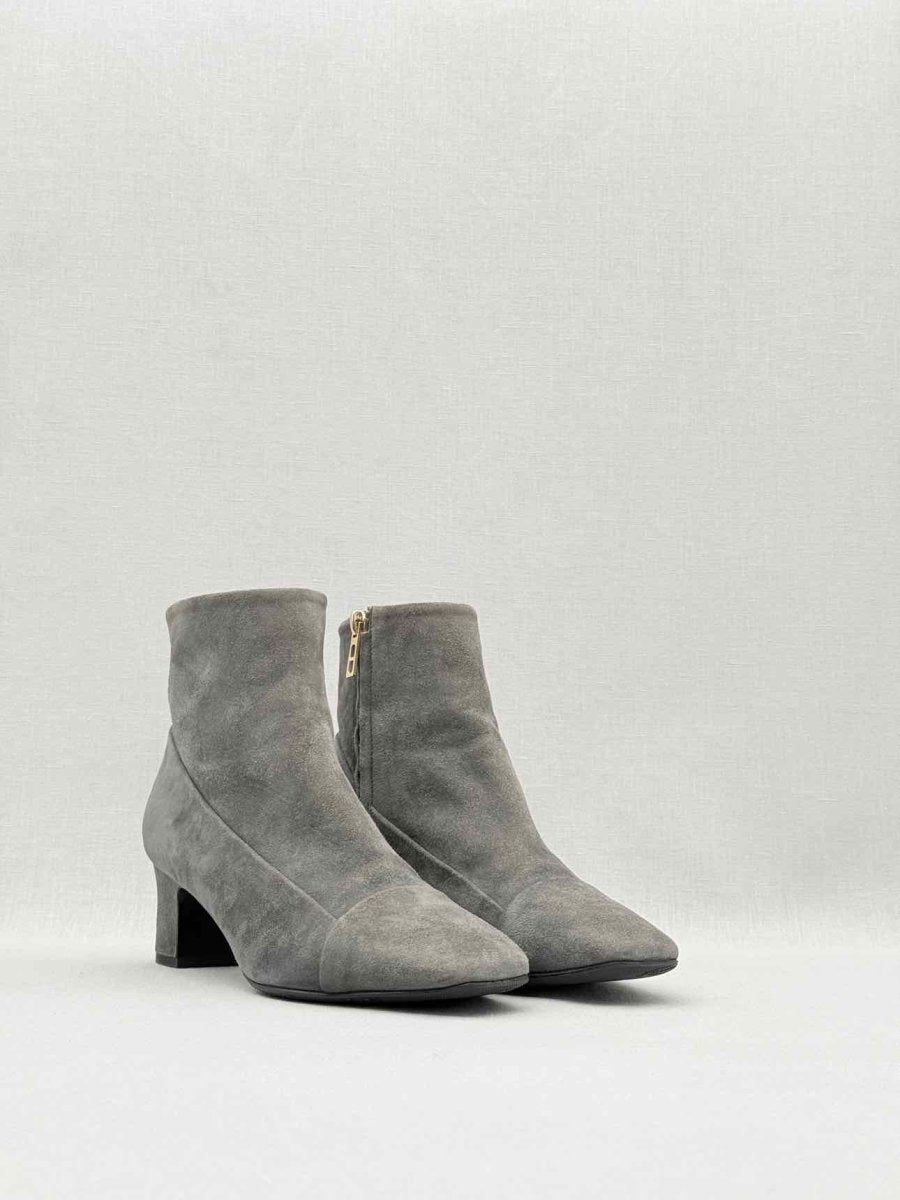 Pre - loved HERMES Grey Size EU 35.5 Ankle Boots at Reems Closet
