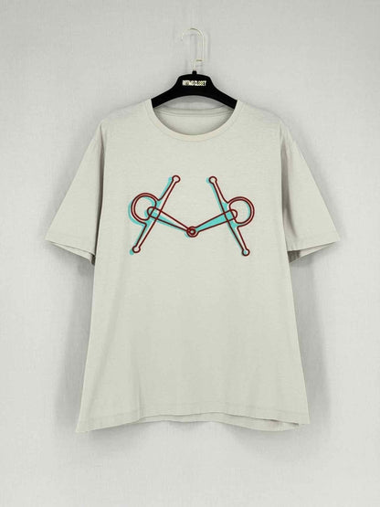Pre - loved HERMES Grey Size XLarge T-shirt at Reems Closet
