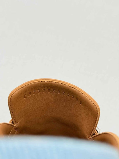Pre - loved HERMES Groupie Blue Size EU 36 Mules at Reems Closet