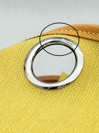 Pre - loved HERMES Herbag Zip Yellow Top Handle at Reems Closet