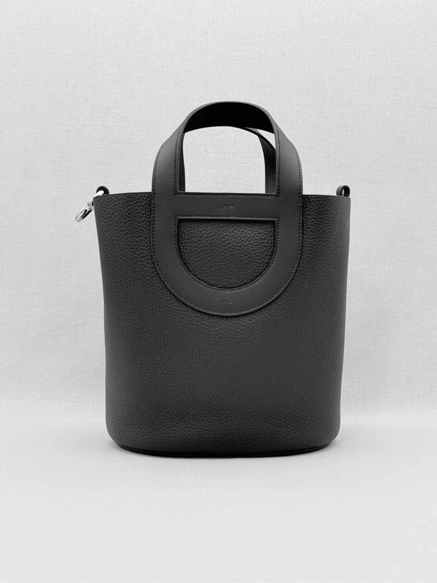 Pre-loved HERMES In-The-Loop Noir Tote Bag at Reems Closet