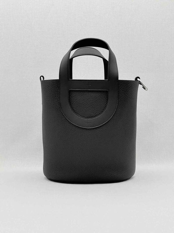 Pre-loved HERMES In-The-Loop Noir Tote Bag at Reems Closet