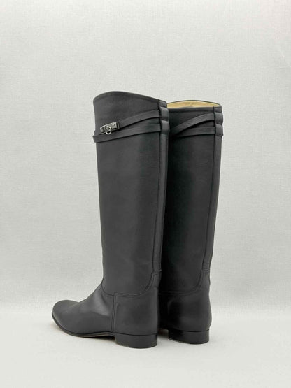 Pre - loved HERMES Jumping Black Size EU 35.5 Knee High Boots at Reems Closet