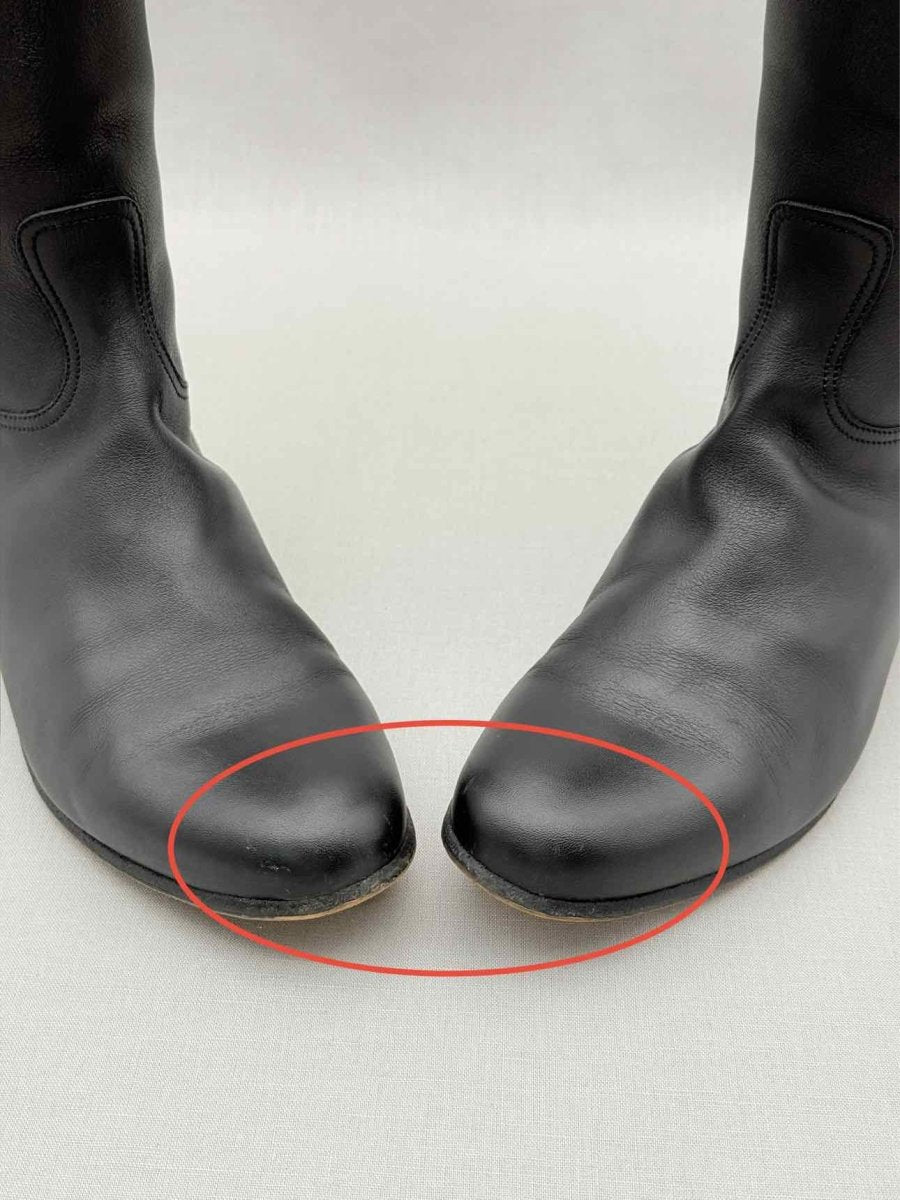 Pre - loved HERMES Jumping Black Size EU 35.5 Knee High Boots at Reems Closet