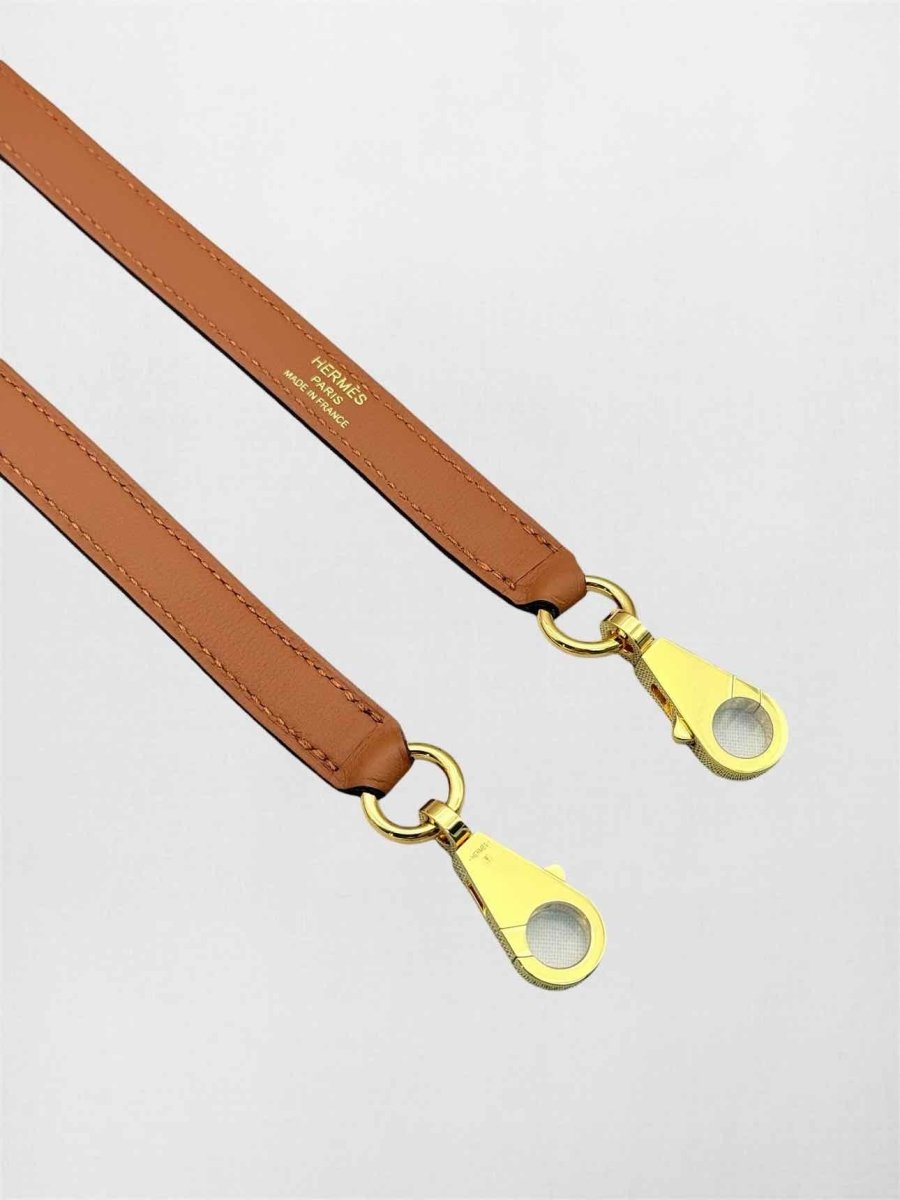 Pre-loved HERMES Kelly Sellier Ecru Gold Top Handle at Reems Closet